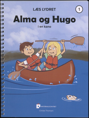 Alma og Hugo i en kano
