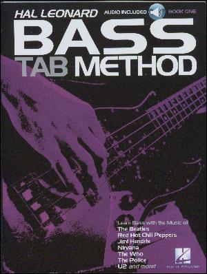 Hal Leonard bass tab method. Book 1