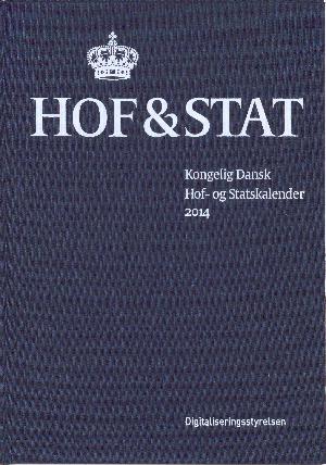 Kongelig dansk hof- og statskalender : statshåndbog for kongeriget Danmark. Årgang 2014