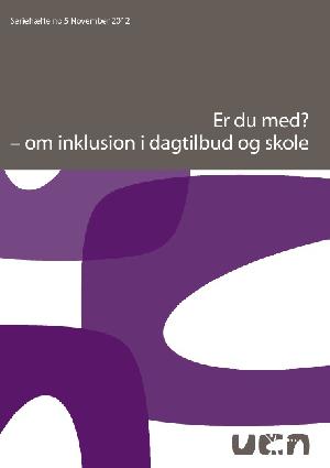 Er du med? - om inklusion i dagtilbud og skole