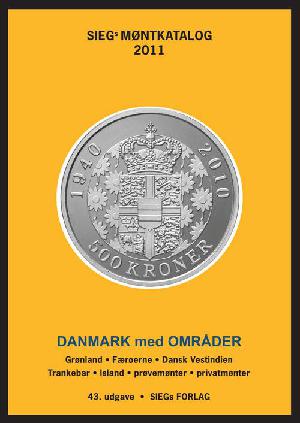SIEGs møntkatalog. Danmark med områder. 2011 (43. udgave)
