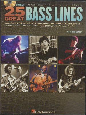 25 great bass lines : transcriptions, lessons, bios, photos
