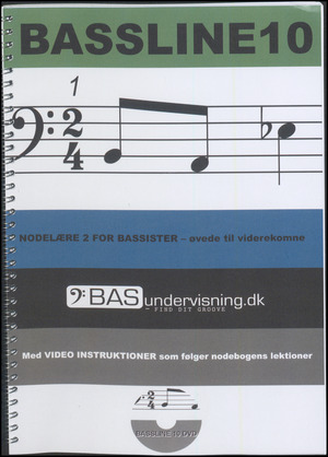 Bassline. Bind 10 : Nodelære 2 for bassister - øvede til viderekomne