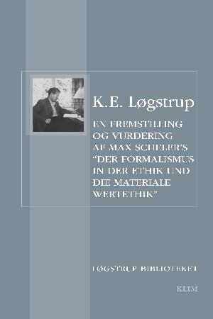 En fremstilling og vurdering af Max Scheler's "Der Formalismus in der Ethik und die materiale Wertethik"