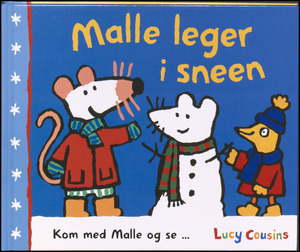 Malle leger i sneen