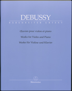 Oeuvres pour violon et piano