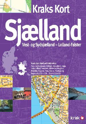 Kraks kort Sjælland : Vest- og Sydsjælland, Lolland-Falster. 2014 (1. udgave)