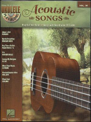 Acoustic songs : play 8 of your favorite songs with sound-alike cd tracks