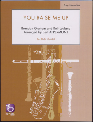 You raise me up : \for flute quartet\ : easy - intermediate