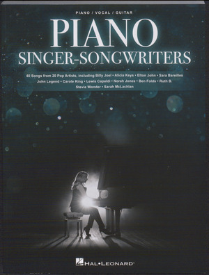 Piano singer-songwriters : \piano, vocal, guitar\
