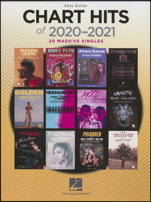 Chart hits of 2020-2021 : easy guitar