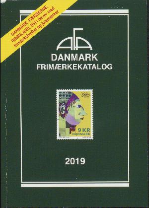 AFA Danmark, Færøerne, Grønland, Dansk Vestindien frimærkekatalog. Årgang 2019