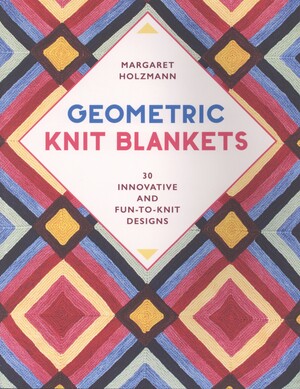 Geometric knit blankets
