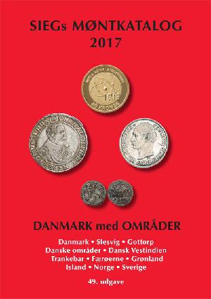 SIEGs møntkatalog. Danmark med områder. 2017 (49. udgave)