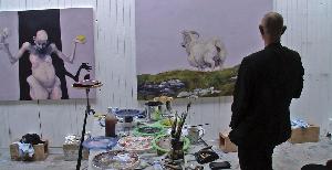 Det skinbarlige øje : en film om maleren Michael Kvium