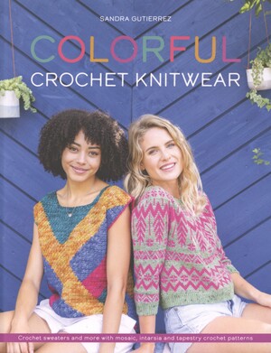 Colorful crochet knitwear