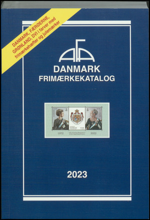 AFA Danmark, Færøerne, Grønland, Dansk Vestindien frimærkekatalog. Årgang 2023