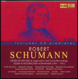 Lieder on record & legendary Lied cycle recordings : Lieder in historischen Aufnahmen 1901-1951