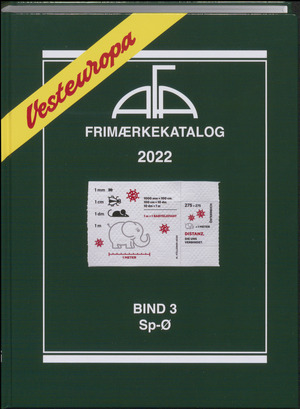 AFA Vesteuropa frimærkekatalog. Årgang 2022, bind 3 : Sp-Ø
