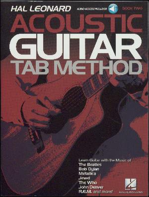 Hal Leonard acoustic guitar tab method. Book 2