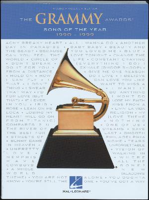 The GRAMMY Awards - song of the year 1990-1999 : \piano, vocal, guitar\