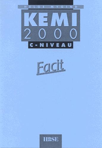 Kemi 2000 - C-niveau -- Facit