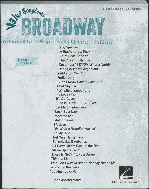 Broadway : \piano, vocal, guitar\