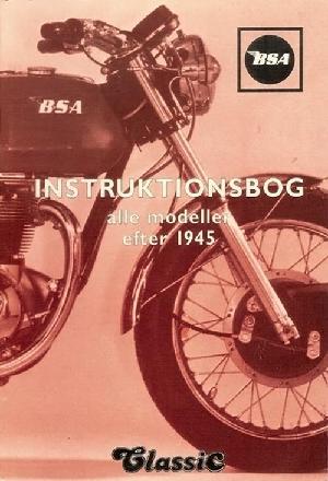 BSA instruktionsbog : alle modeller efter 1945