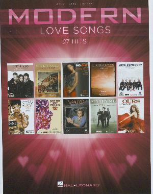 Modern love songs : \piano, vocal, guitar\