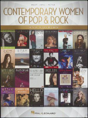 Contemporary women of pop & rock : \piano, vocal, guitar