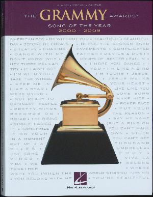 The GRAMMY Awards - song of the year 2000-2009 : \piano, vocal, guitar\
