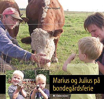 Marius og Julius på bondegårdsferie