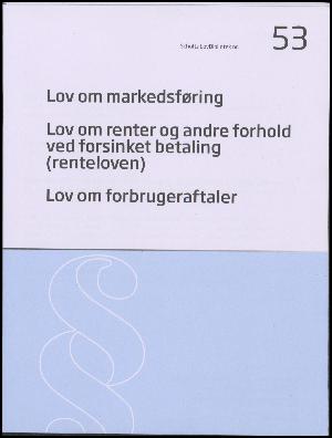 Lov om markedsføring: Lov om renter og andre forhold ved forsinket betaling (renteloven): Lov om forbrugeraftaler