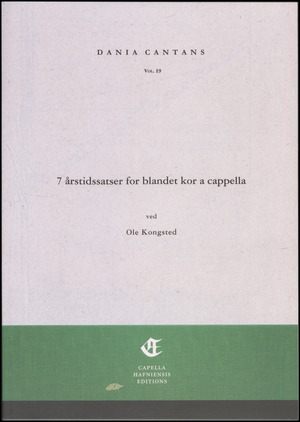 7 årstidssatser for blandet kor a cappella