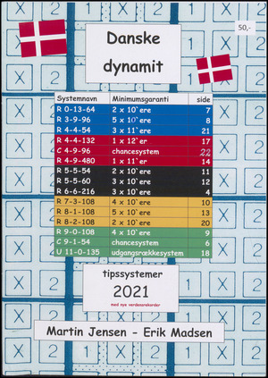 Danske dynamit tipssystemer 2021 : med nye verdensrekorder