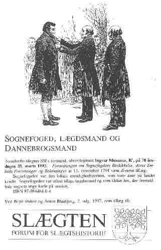 Sognefoged, lægdsmand og Dannebrogsmand