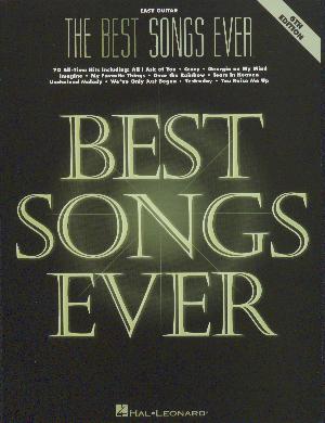 The best songs ever : \easy guitar\