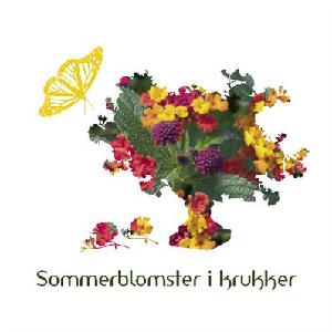 Sommerblomster i krukker