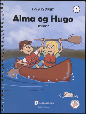 Alma og Hugo i en kano
