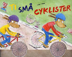 Ti små cyklister