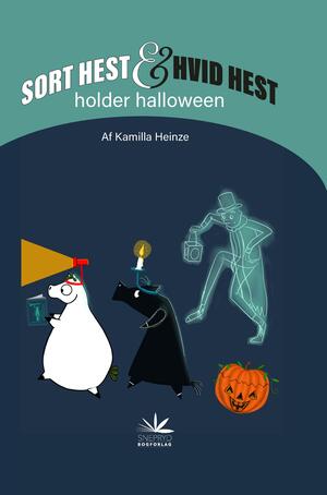 Sort Hest & Hvid Hest holder halloween