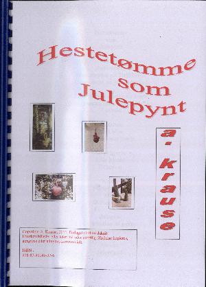 Hestetømme som julepynt