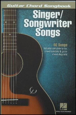 Guitar chord songbook - singer/songwriter songs