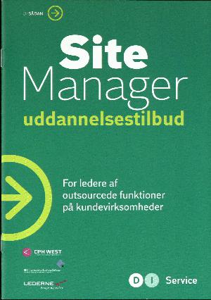 Site manager uddannelsestilbud : for ledere af outsourcede funktioner på kundevirksomheder