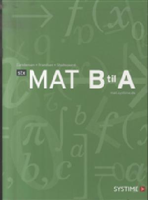 Mat B til A - stx