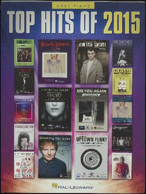 Top hits of 2015 : \easy piano\