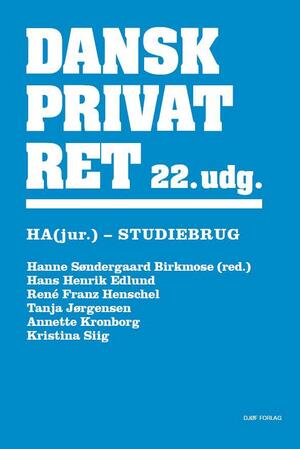 Dansk privatret : HA (jur.) - studiebrug