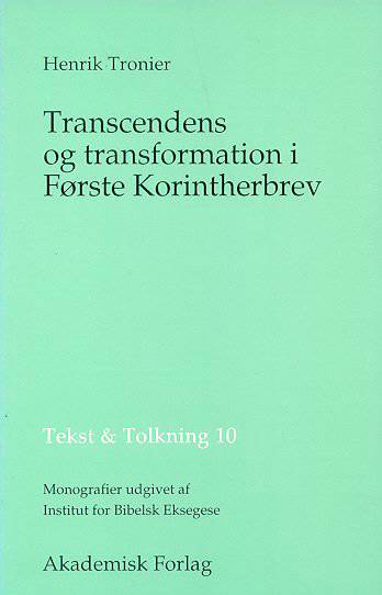 Transcendens og transformation i Første Korintherbrev