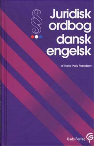Juridisk ordbog dansk-engelsk