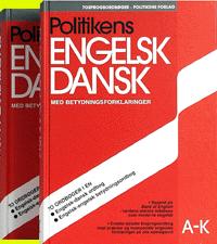 Politikens engelsk dansk med betydningsforklaringer. A-K